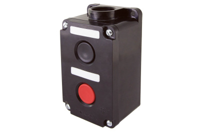 Пост кноп. ПКЕ-212/2 красн./черн.IP40