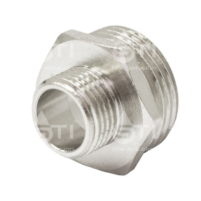 Ниппель 1 1/2" x 1" никелир.