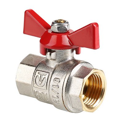 Кран шар. 1/2" вн.-вн. рукоятка бабочка VT.217.N.04