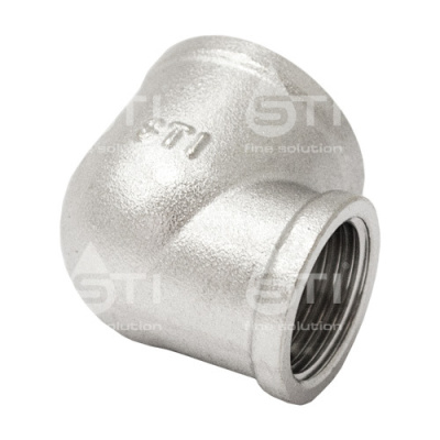 Угольник 1" x 3/4" никелир.
