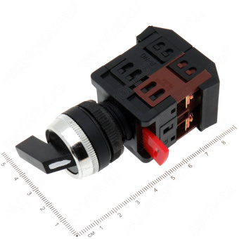 Переключатель ALCLR-22 3P черный NO+NC EKF