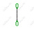 Строп цепной HITCH ВЦ 1,12 т (L3.0 м) 8 кл.