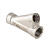 Тройник косой, для гильзы под погружной датчик 3/4"x1/2" VALTEC