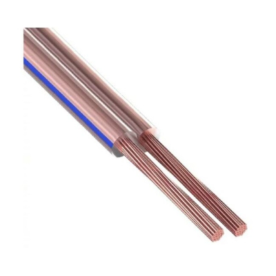 Кабель Stereo 2*1.0 прозрачный BLUELINE стерео