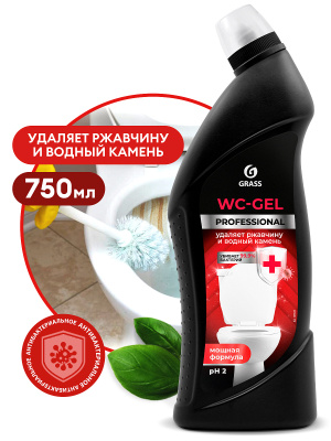 Чистящее средство WC-gel Professional 0,75 л Grass
