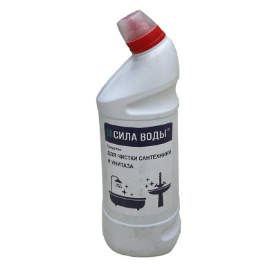 Средство для чистки сантехники и унитаза "Сила Воды", 750 мл