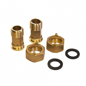 Узел присоединительный КМЧ 15 латунный (пара)