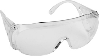 Очки STAYER STANDARD защитные,поликарбонатная монолинза с боковой вентиляц., прозразные