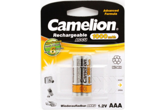 Аккумулятор 1.2В Camelion ААА-1100mAh Ni-Mh BL-2