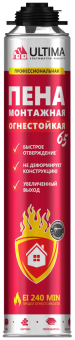 Пена ОГНЕСТОЙКАЯ профес монтажн 850 мSila Pro B1 Firestop 65, 
