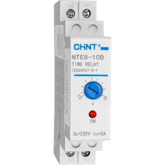 Реле времени NTE8-B (задержка времени включения) 1-10с 1Н0AC 230V CHINT 257987