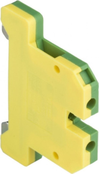 Клемма заземления винтовая JXB 2,5/35 (25А) жел-зел.