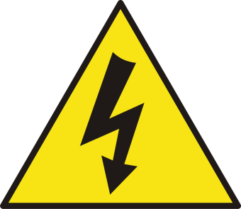 Знак "Молния" 85*85*85 мм EKF