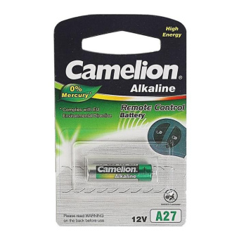 Батарейка Camelion LR27A BL-5 Mercury Free. 12В