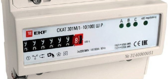 Счетчик электрической энергии СКАТ 301М/1-4 Ш Р2 5(60)А EKF 30102Р